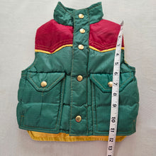 Load image into Gallery viewer, Vintage Colorful Down Vest 2t

