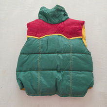 Load image into Gallery viewer, Vintage Colorful Down Vest 2t
