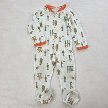 Load image into Gallery viewer, Vintage Soldier Pattern Footed PJs 18 months
