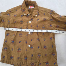 Load image into Gallery viewer, Vintage Crest Pattern Buttondown 2t
