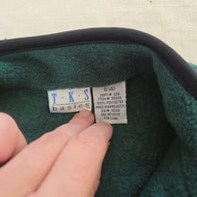 Load image into Gallery viewer, Vintage Green Fleece Quarter-zip Sweater 4t
