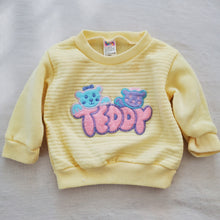 Load image into Gallery viewer, Vintage Teddy Yellow Sweater 3-6 months
