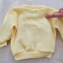 Load image into Gallery viewer, Vintage Teddy Yellow Sweater 3-6 months
