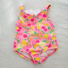 Load image into Gallery viewer, Vintage Fruity Pink Swimsuit 12 months
