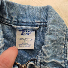 Load image into Gallery viewer, Vintage Oshkosh Girly Jean Jacket 2t/3t
