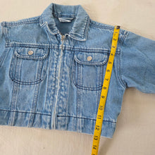Load image into Gallery viewer, Vintage Oshkosh Girly Jean Jacket 2t/3t
