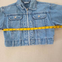 Load image into Gallery viewer, Vintage Oshkosh Girly Jean Jacket 2t/3t
