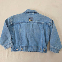 Load image into Gallery viewer, Vintage Oshkosh Girly Jean Jacket 2t/3t
