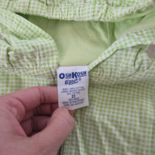 Load image into Gallery viewer, Vintage Oshkosh Green Gingham Jacket 3t
