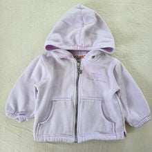 Load image into Gallery viewer, Vintage Carter's Lavender Zip-up Hoodie 18 months
