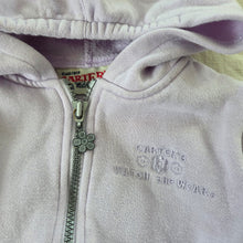 Load image into Gallery viewer, Vintage Carter's Lavender Zip-up Hoodie 18 months
