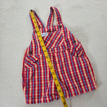 Load image into Gallery viewer, Vintage Guess Colorful Plaid Shortalls 12 months
