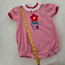 Load image into Gallery viewer, Vintage Healthtex Flower + Ladybug Romper 18 months
