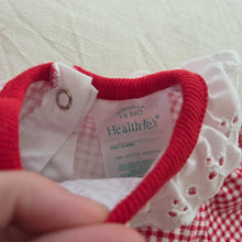 Load image into Gallery viewer, Vintage Healthtex Flower + Ladybug Romper 18 months
