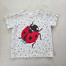 Load image into Gallery viewer, Vintage Floral Ladybug Tee 5t/6
