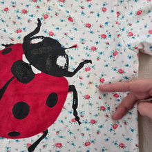 Load image into Gallery viewer, Vintage Floral Ladybug Tee 5t/6
