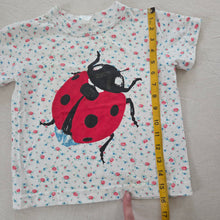 Load image into Gallery viewer, Vintage Floral Ladybug Tee 5t/6
