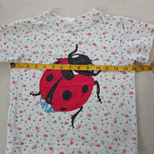 Load image into Gallery viewer, Vintage Floral Ladybug Tee 5t/6
