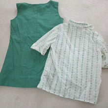 Load image into Gallery viewer, Vintage Girl Scouts Romper + Shirt Set 5t/6
