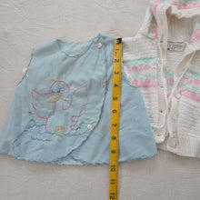 Load image into Gallery viewer, Vintage Baby Girl Sweater + Top Bundle 3-6 months
