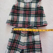 Load image into Gallery viewer, Vintage Tartan Matching Set 6-9 months
