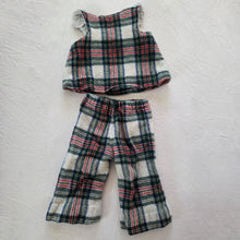Load image into Gallery viewer, Vintage Tartan Matching Set 6-9 months
