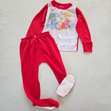 Load image into Gallery viewer, Vintage Dogs + Doghouse Snap Pajamas Set 2t
