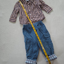 Load image into Gallery viewer, Vintage Gymboree Plaid Outfit Bundle 6-12 months
