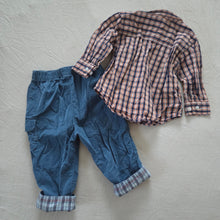 Load image into Gallery viewer, Vintage Gymboree Plaid Outfit Bundle 6-12 months
