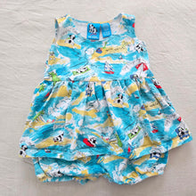 Load image into Gallery viewer, Vintage Big Dogs Beachy Twirl Romper 18-24 months
