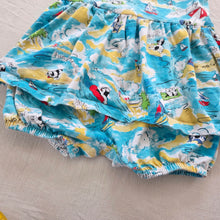 Load image into Gallery viewer, Vintage Big Dogs Beachy Twirl Romper 18-24 months
