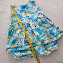 Load image into Gallery viewer, Vintage Big Dogs Beachy Twirl Romper 18-24 months
