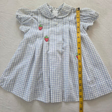 Load image into Gallery viewer, Vintage Strawberry Grid Dress 2t
