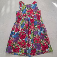 Load image into Gallery viewer, Vintage Fruit Basket Dress kids 10/12
