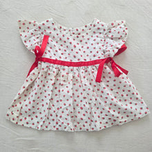 Load image into Gallery viewer, Vintage Strawberry Pattern Short Dress 18-24 months
