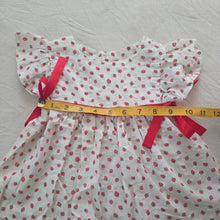 Load image into Gallery viewer, Vintage Strawberry Pattern Short Dress 18-24 months
