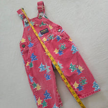 Load image into Gallery viewer, Vintage Oshkosh Clown Denim Overalls 12 months
