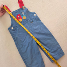 Load image into Gallery viewer, Vintage Tow Truck Overalls 12-18 months
