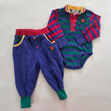 Load image into Gallery viewer, Vintage Gymboree Striped Colorful Set 12 months
