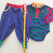 Load image into Gallery viewer, Vintage Gymboree Striped Colorful Set 12 months
