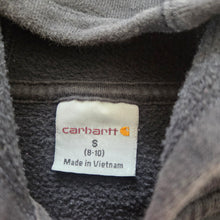 Load image into Gallery viewer, Carhartt Black Full-zip Hoodie kids 7/8
