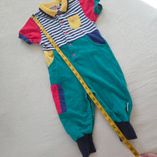 Load image into Gallery viewer, Vintage Gymboree Striped Color Block Pantsuit 18 months
