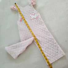 Load image into Gallery viewer, Vintage Bunny Dotted Overalls 18 months
