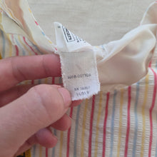Load image into Gallery viewer, Vintage 60s Striped Bear Jon Jon 9-12 months
