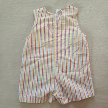 Load image into Gallery viewer, Vintage 60s Striped Bear Jon Jon 9-12 months
