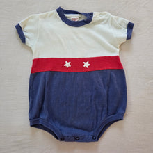 Load image into Gallery viewer, Vintage Nautical Romper 12 months
