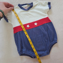 Load image into Gallery viewer, Vintage Nautical Romper 12 months
