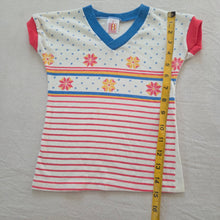 Load image into Gallery viewer, Vintage Pattern + Striped Shirt 3t

