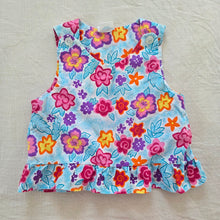 Load image into Gallery viewer, Vintage Floral Sleeveless Shirt 12 months
