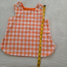 Load image into Gallery viewer, Vintage Orange Gingham Cotton Top 2t
